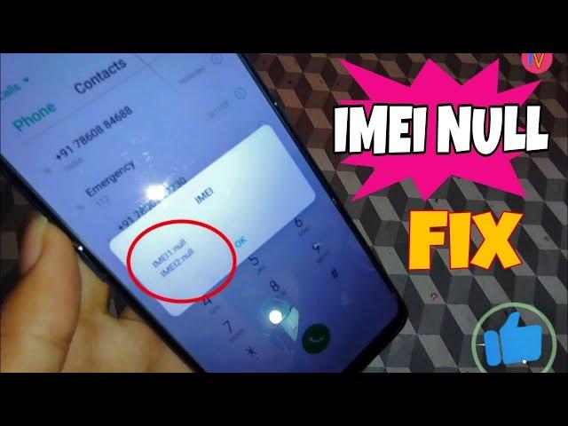 realme imei null fix ! oppo realme imei null