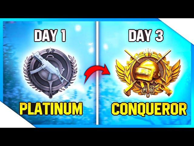 HOW TO RANK UP FAST IN PUBG MOBILE & BGMI • HOW TO REACH CONQUEROR IN PUBGM