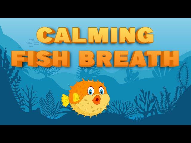 Breathing Exercise with Retention for Kids | Fish Breath | Yoga to Improve Lung Capacity| Yoga Guppy