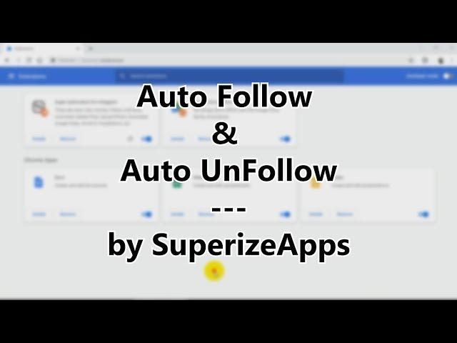 Auto Follow & Auto UnFollow - Super Automation for Instagram