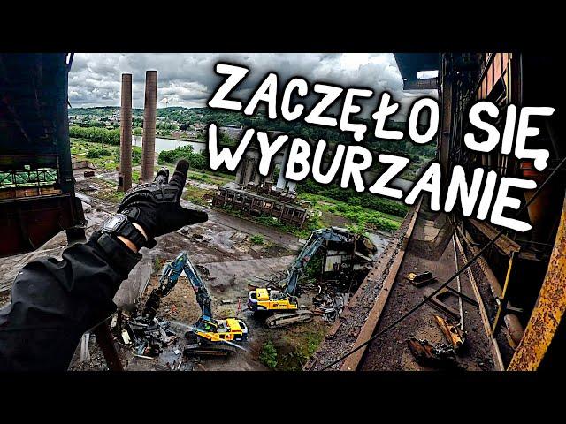 UCIECZKA Z OGROMNEJ HUTY W TRAKCIE WYBURZANIA - Urbex POV