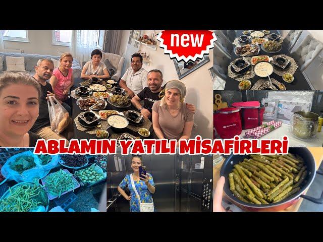 BİM AKTÜELDEN 1000 TL’YE ALDIKLARIM  ABLAM NELER HAZIRLAMIŞ NELER  MİSAFİRLERLE TANIŞIN  VLOG 