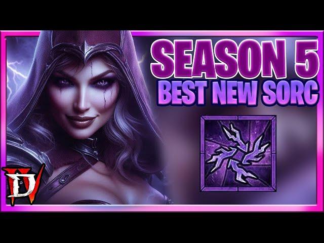 Diablo 4 Season 5 BEST SORC BUILD : Chain Lightning (Season 5 PTR) (nerfed dont play till they fix)