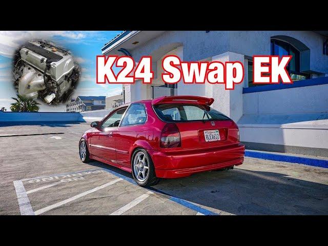 Swapping A K24 into a Civic Hatchback