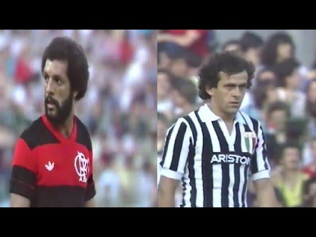 O duelo entre Júnior e Platini na final do Mundialito (1983)