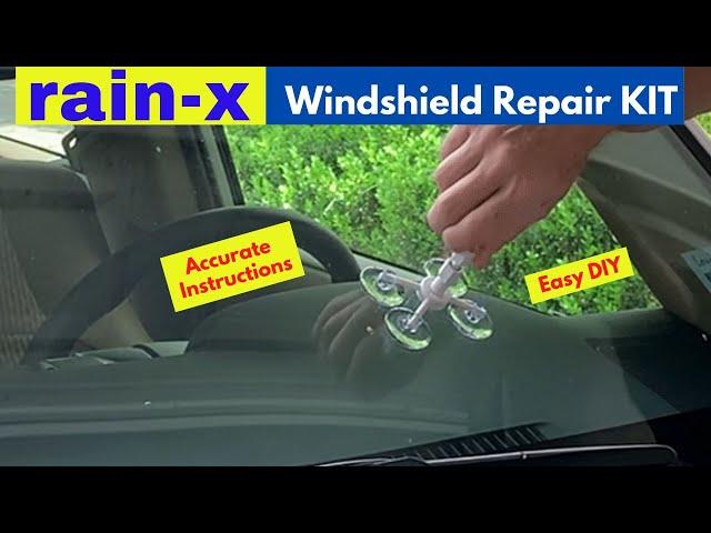 How to use Rain-X Windshield Repair Kit