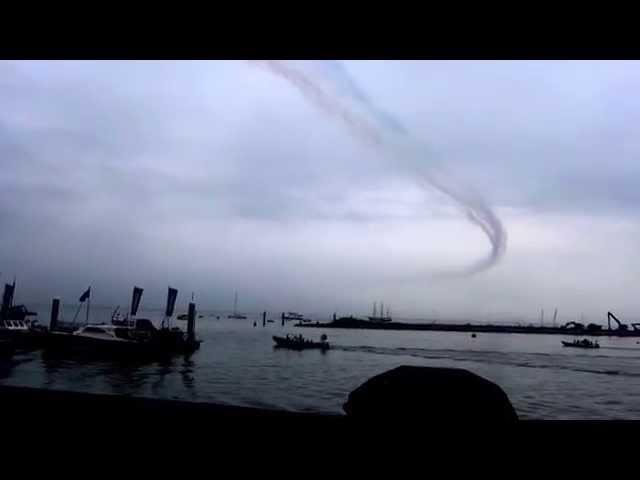 Cowes Week Isle of Wight - The Royal Air Force Aerobatic Team, the Red Arrows