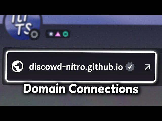 Discord's Domain Connections were perfect...