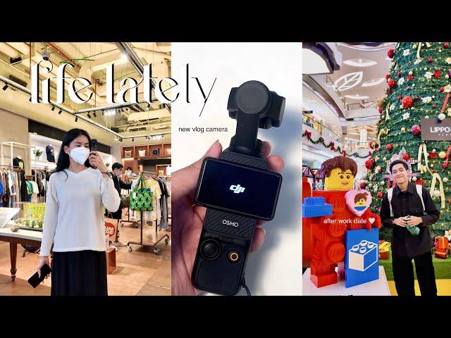work-life diaries: getting a new vlog camera! DJI Osmo Pocket 3 unboxing & camera test˙˖° ༘ ⋆｡˚