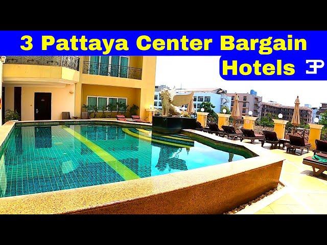 3 Pattaya Center Bargain Hotels