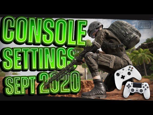 Best PUBG Console Controller Settings September 2020 - Xbox/PS4 Game Settings