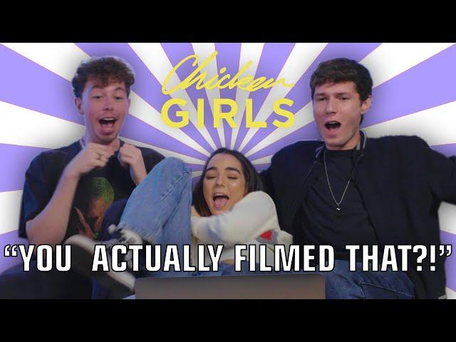 REACTING TO MY CHICKEN GIRLS SCENES (EMBARRASSING)