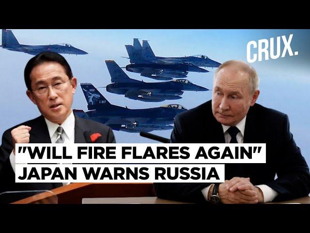 Japan's F-15 & F-35 Jets Fire Flares As Russian Spy Plane "Violates" Airspace In First Such Showdown