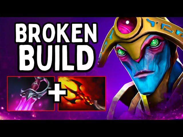 WTF Oracle Mid lane 57Kills 100% Spell Damage builds Khanda + Dagon Dota 2