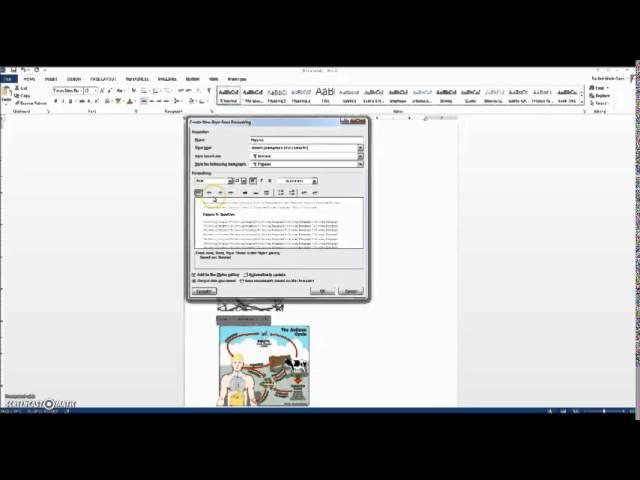 How to Create a List of Figures in Word 2013