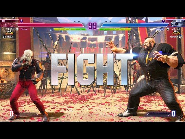 Street Fighter 6  Tokido (Rank #1 Ken) Vs itazan (Rank #1 Zangief)  SF6 High Level Match's!