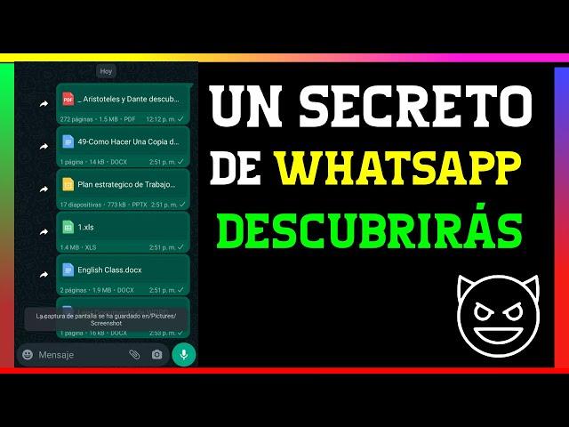 PORQUE no PUEDO ABRIR DOCUMENTOS en WHATSAPP 