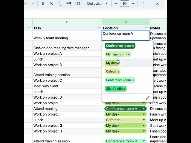 Save time, use Help me organize in Google Sheets   #Shorts