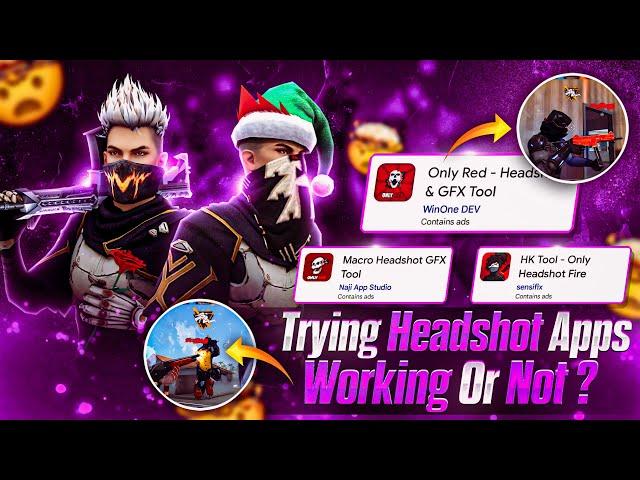 I TRIED DIFFERENT HEADSHOT HACK APPS  And this HAPPENED !!