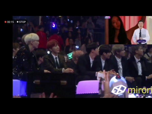 Bts reaction to suzy vcr at 2017 mama ( BTS x SUZY moment)