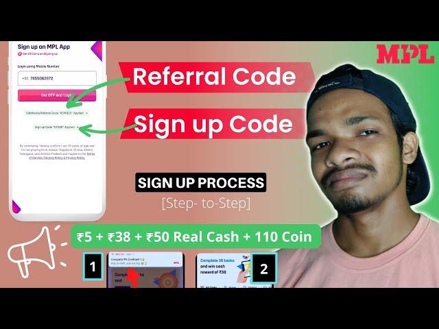 MPL Referral Code & Sign up Code | Latest MPL Sign-up Process Using Referral Code and Sign up Code