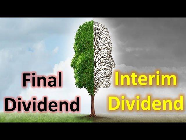 Interim Dividend and Final Dividend Difference.