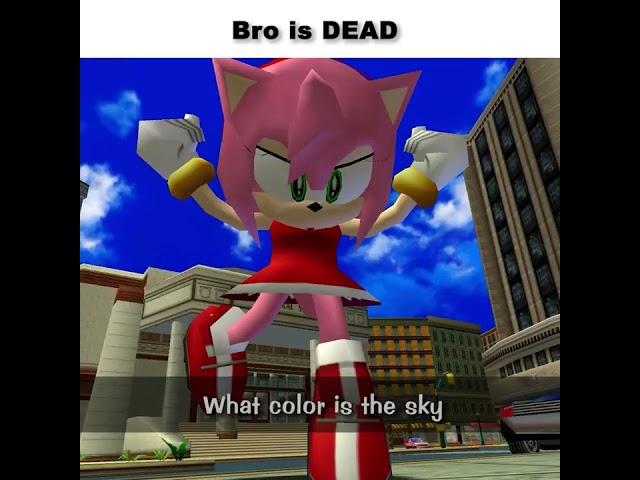 What color is the sky? #sonic  #memes