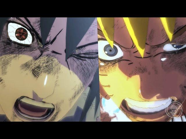 Naruto vs Sasuke Final Battle Boss Fight (4K 60fps) Naruto Storm Connections