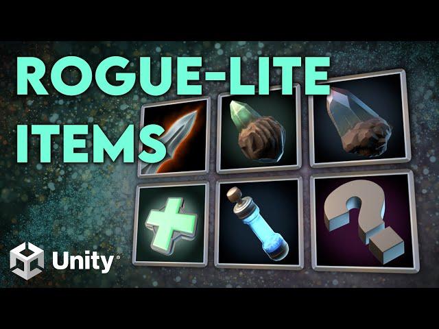 [Unity Coding Tutorial] How to Create Rogue-Lite Style Items and Effects in Unity