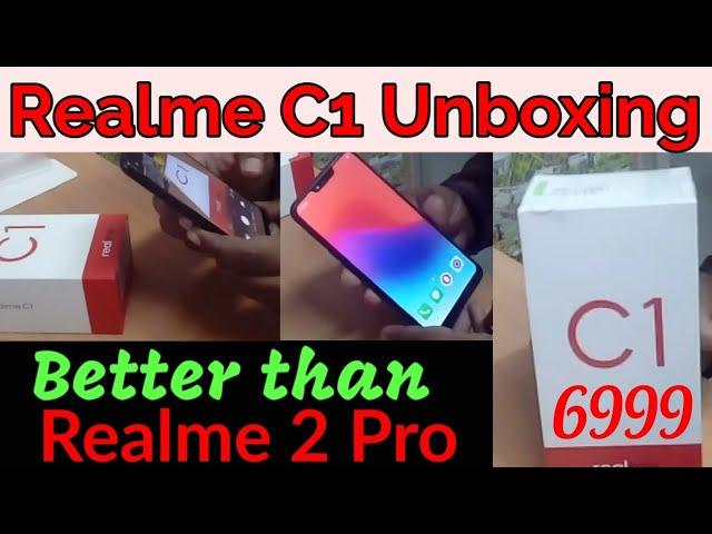 Realme C1 Unboxing | Only Rs 6999 Killer Mobile || Atul Tech Bazaar