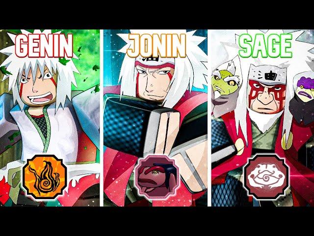 Becoming All Forms Of JIRAIYA in 24 Hours.. - Shindo Life (Roblox)