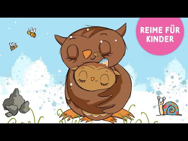 Die Eule mit der Beule WINTER Version ️ Geschichte mit Reimen für Kinder und Kleinkinder ab 2