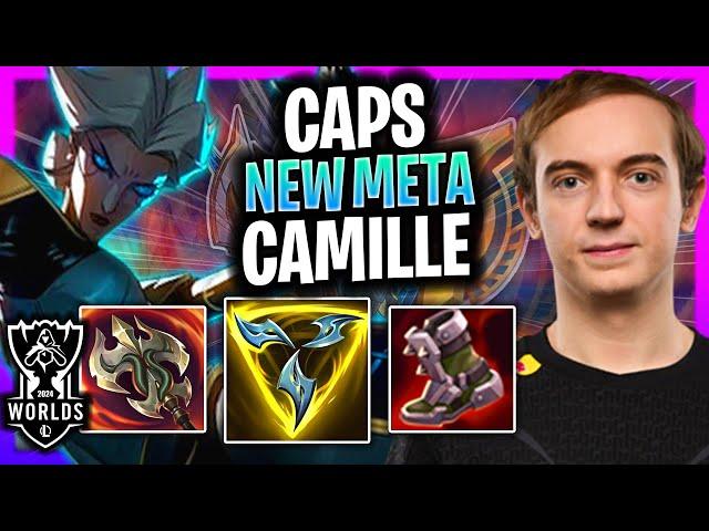 CAPS CRAZY NEW META CAMILLE! *WORLDS BOOTCAMP* | G2 Caps Plays Camille Mid vs Sylas!  Season 2024