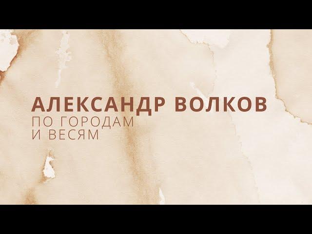 Видеоэкскурсия по выставке «Александр Волков. По городам и весям. К 50-летию художника».