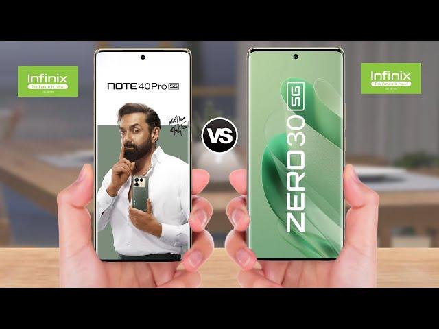 infinix Note 40 Pro Vs infinix zero 30