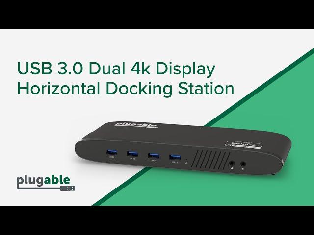 The Incredibly Compatible USB 3.0 Dual 4K Display Docking Station