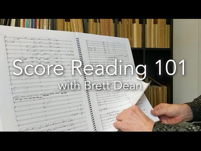 Score Reading 101 with Brett Dean