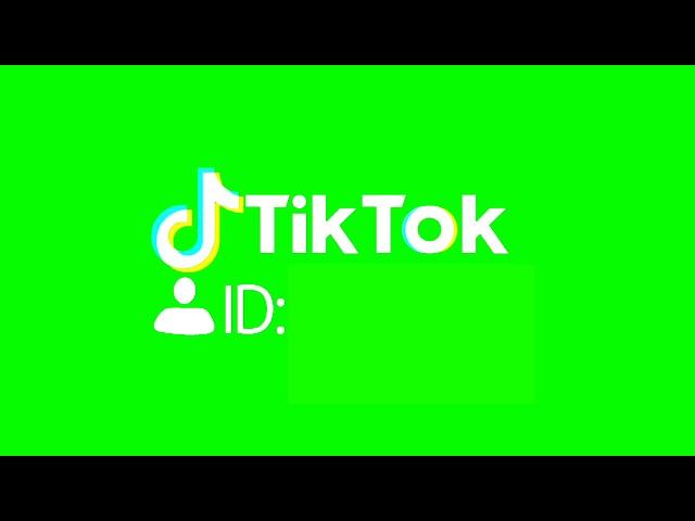 Green screen Logo TikTok terbaru 2020