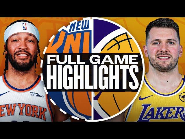 Game Recap: Lakers 113, Knicks 109