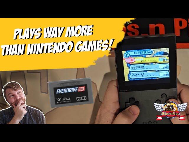 GBA Everdrive Mini plays WAY more than Nintendo games!