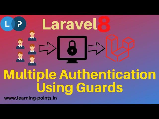 Laravel 8 Multi Guard Authentication | Create Multi Auth Using Guards | How to create custom Guard