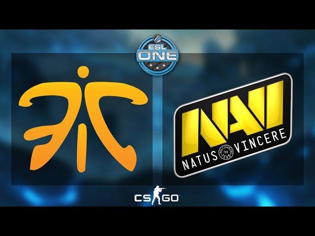 CS:GO - Fnatic vs. NaVi [Cbbl] - ESL One 2015 Katowice - Group A