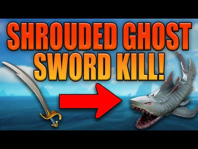 Defeating The RAREST Megalodon With Only SWORD! - Sea Of Thieves