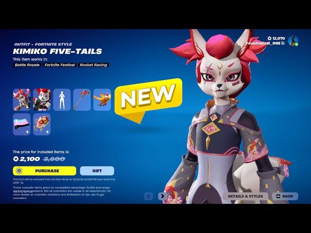 *NEW* KIMEKO'S LOCKER BUNDLE ! December 17th ,2024 Fortnite ItemShop | Chapter 6 Season 1: 鬼 HUNTERS