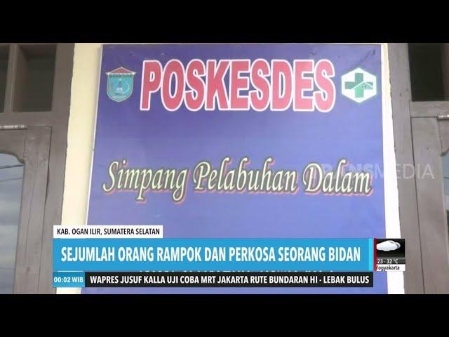 KEJI, Sejumlah Orang Rampok dan Perkosa Seorang Bidan