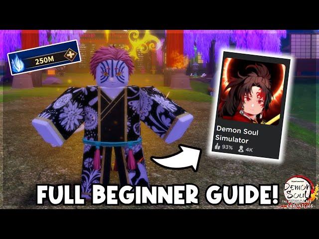 Demon Soul FULL Beginners Guide (Souls, Levelling, Characters, Bosses) + Tips and Tricks (ROBLOX)