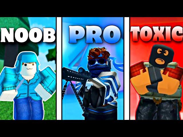 NOOB vs PRO vs TOXIC KID *EPIC* | Roblox Arsenal