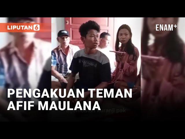 Pengakuan Teman Afif Maulana, Motor Ditendang Anggota Patroli | Liputan6