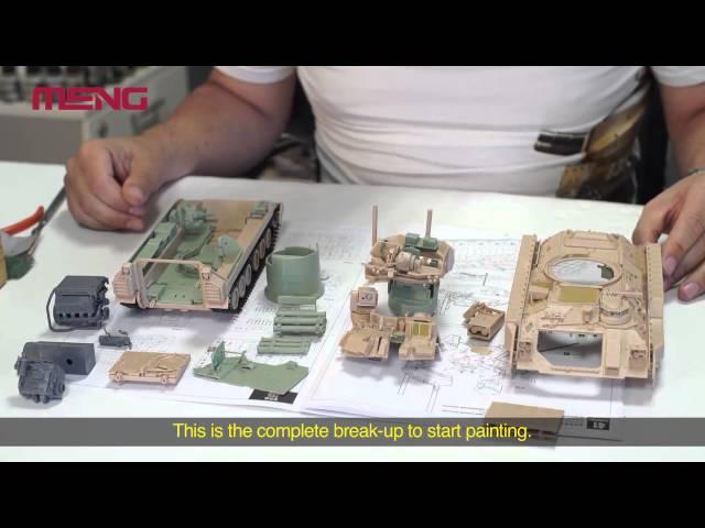 MENG SS-006 1/35 M3A3 Bradley w/Busk III & SPS-017 M3A3 Bradley w/Busk III Interior Set