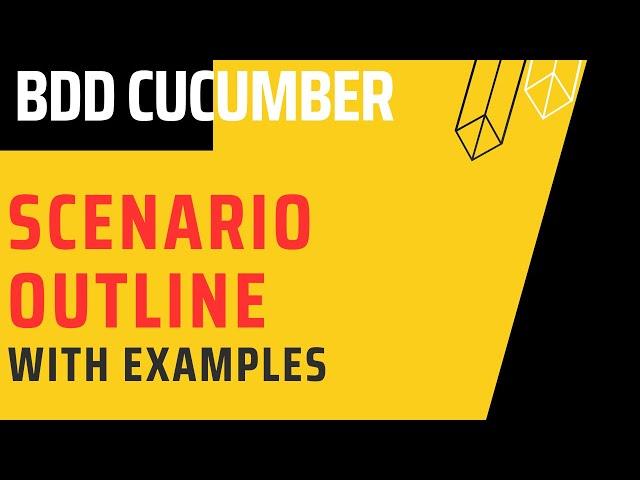 How to pass multiple test data in Cucumber | Scenario Outline